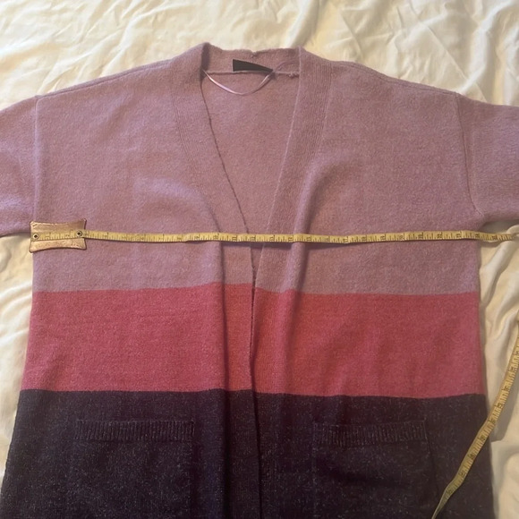 Lane Bryant color block cardigan. - Picture 3 of 5